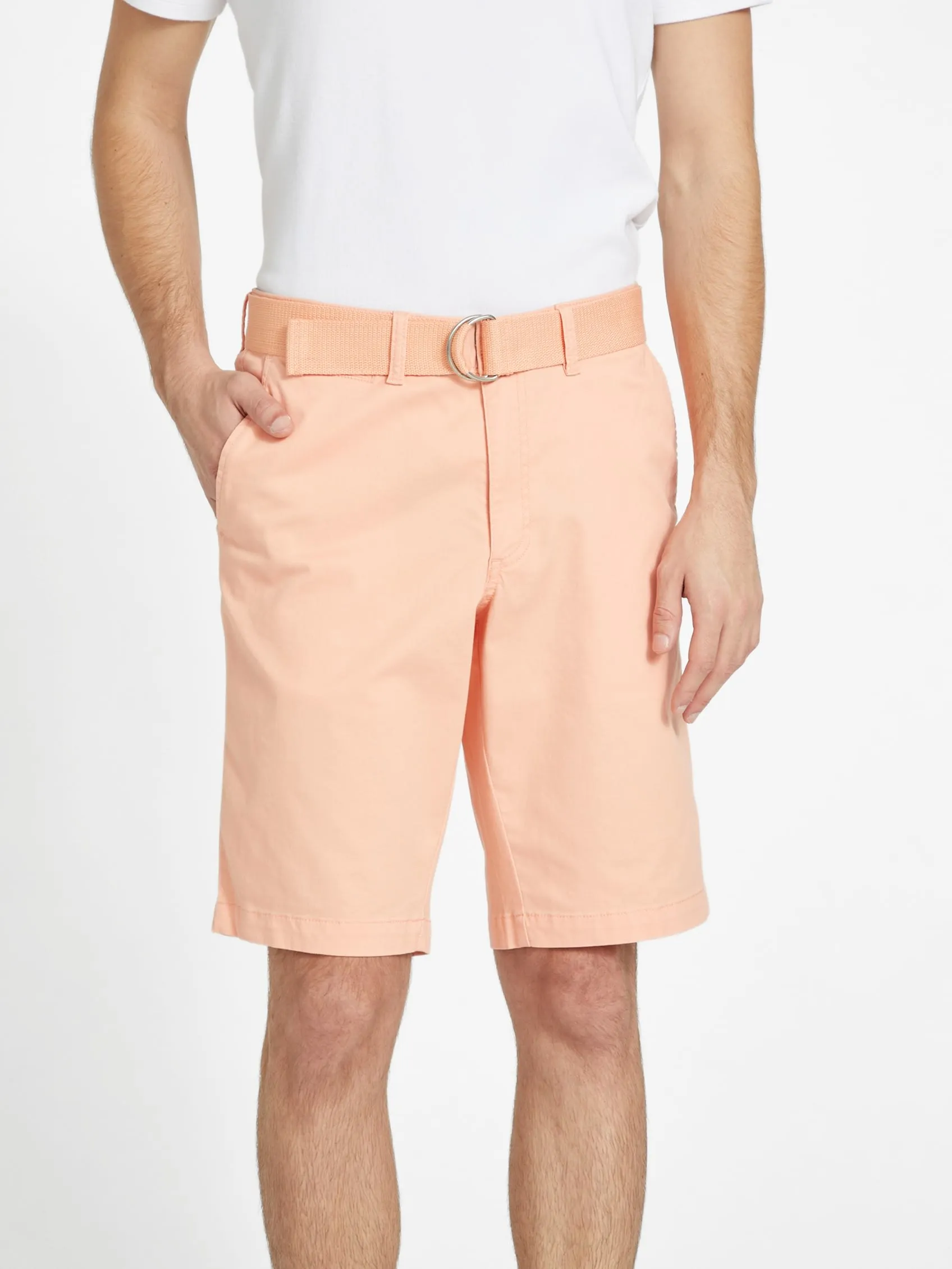 Abel Stretch Flat-Front Shorts