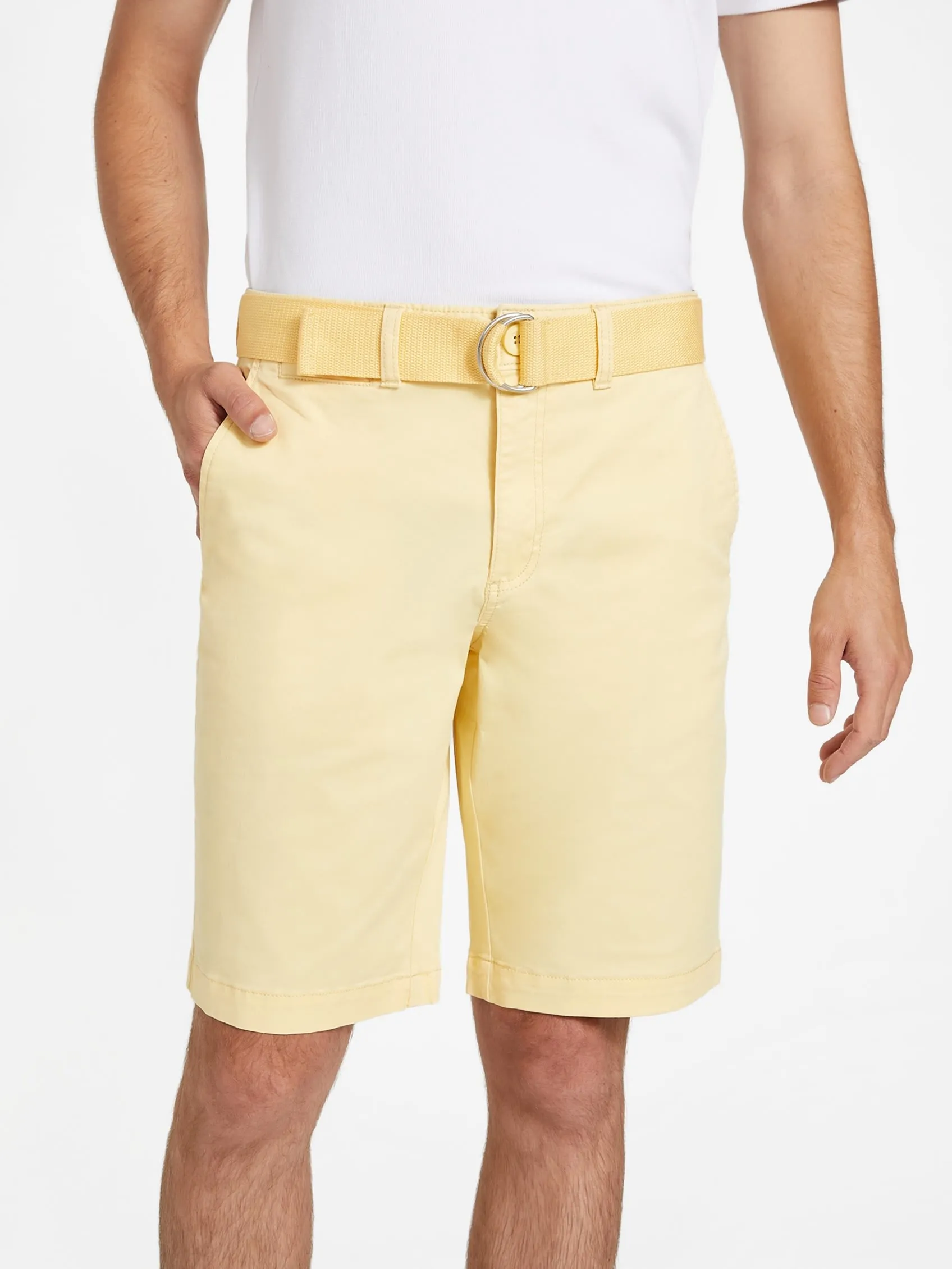 Abel Stretch Flat-Front Shorts