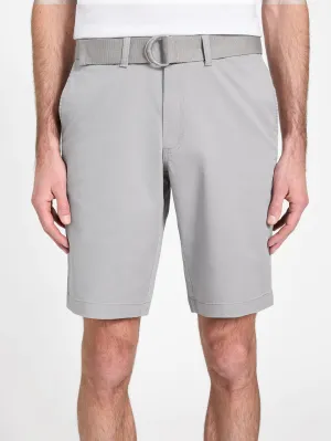 Abel Stretch Flat-Front Shorts