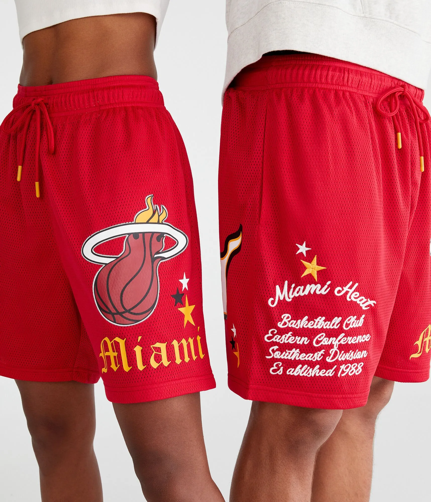 Aeropostale Miami Heat Mesh Shorts 6"