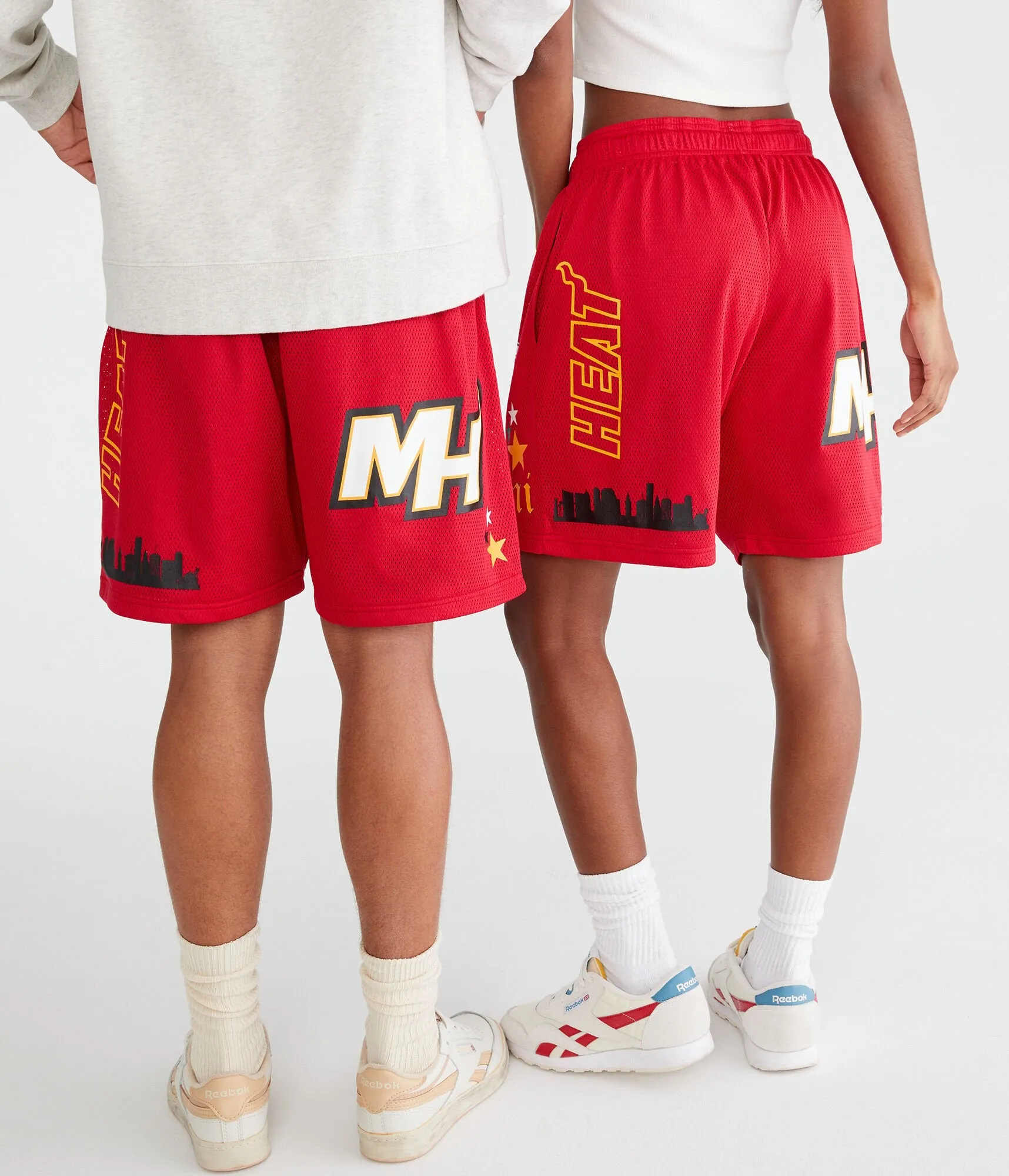 Aeropostale Miami Heat Mesh Shorts 6"