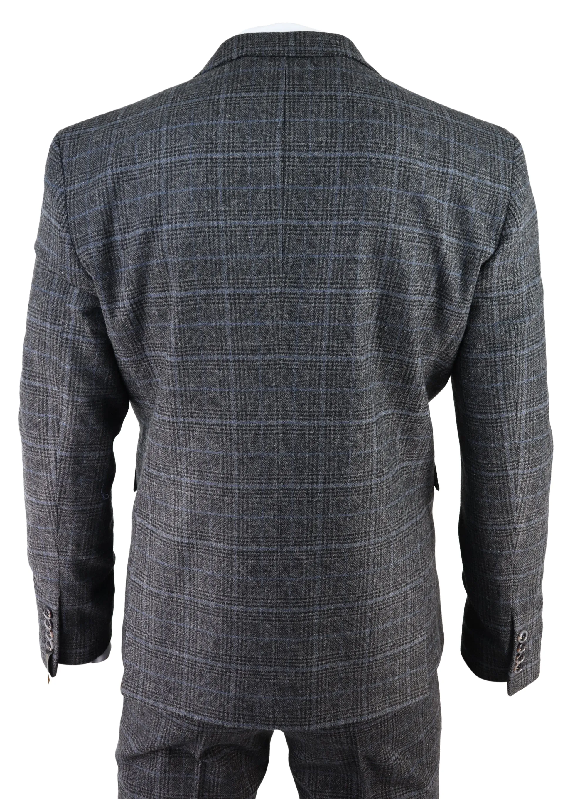 AK-12 Herringbone Tweed 3 Piece Suit