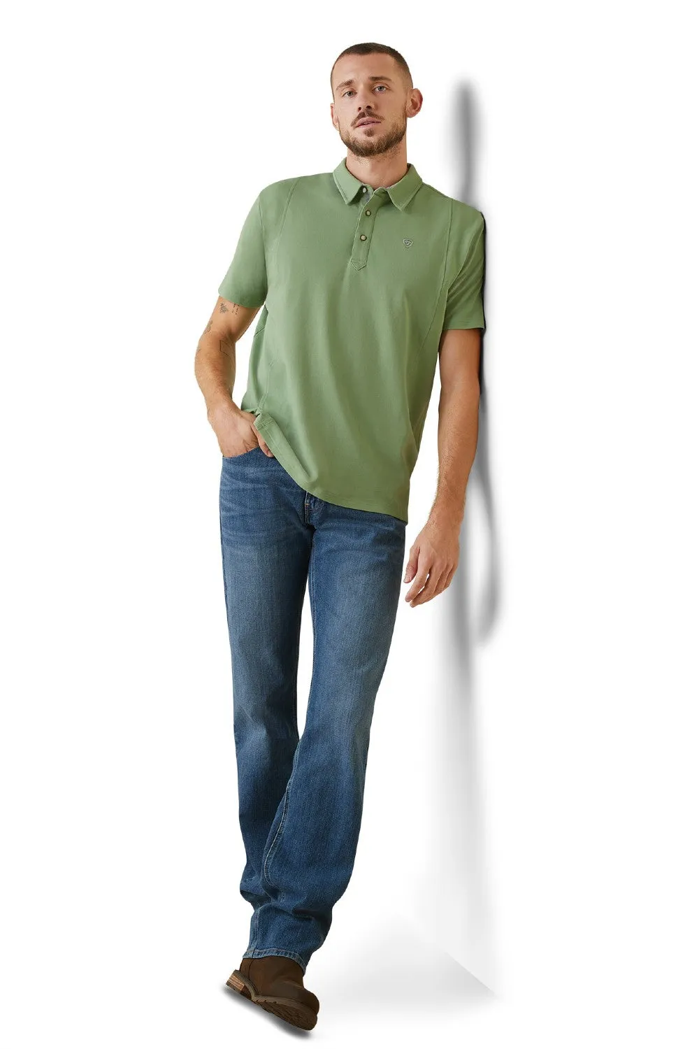 Ariat Mens Medal Polo Shirt