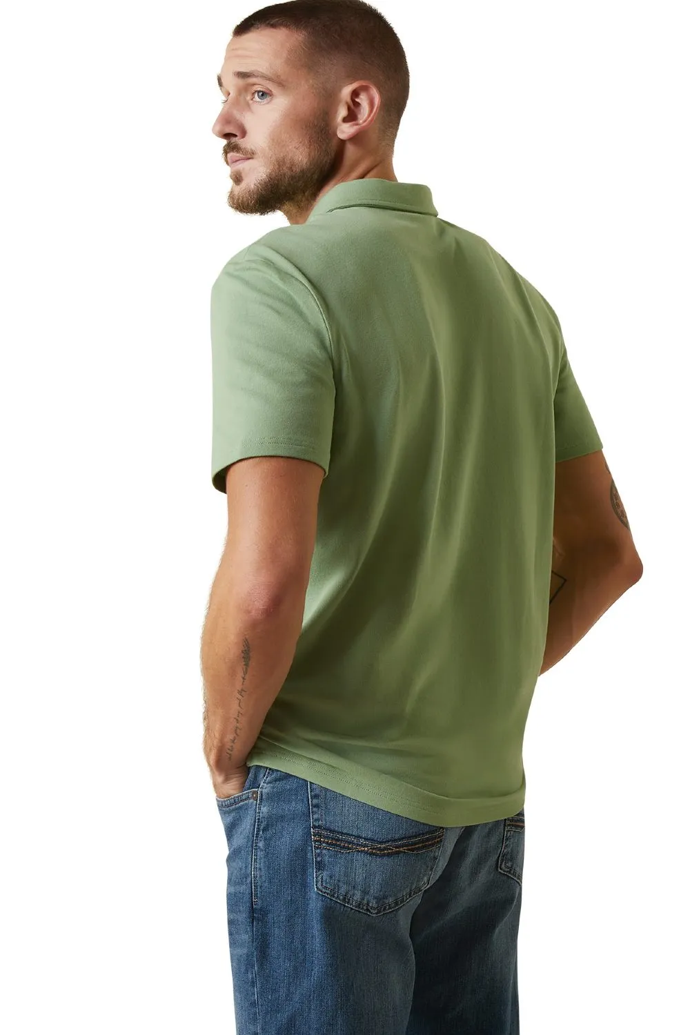 Ariat Mens Medal Polo Shirt