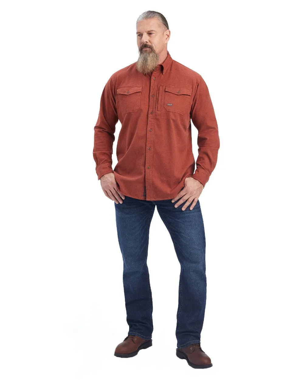 Ariat Rebar Flannel Durastretch Work Shirt