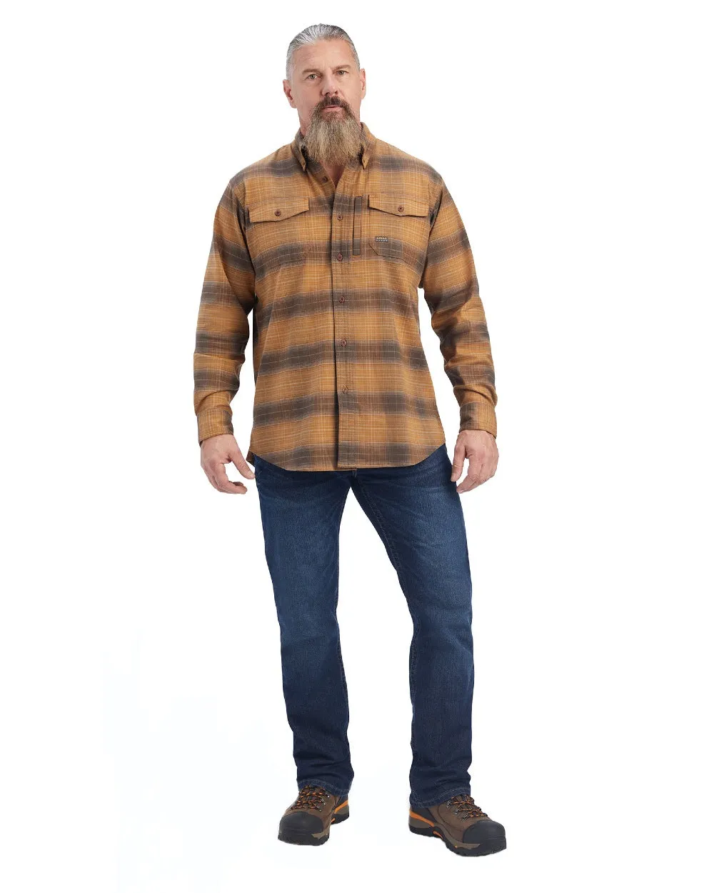 Ariat Rebar Flannel Durastretch Work Shirt
