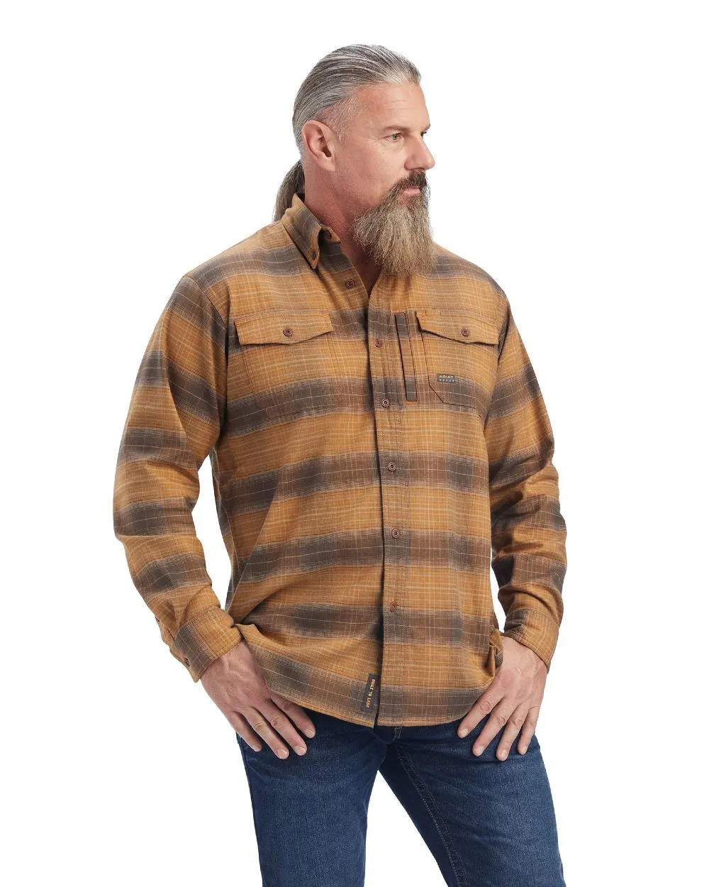 Ariat Rebar Flannel Durastretch Work Shirt