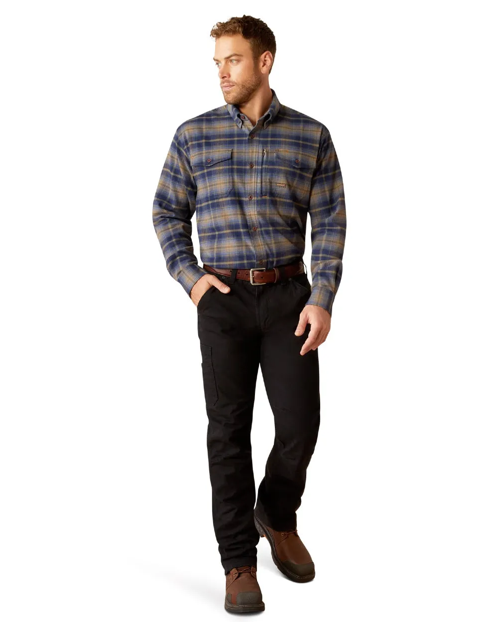 Ariat Rebar Flannel Durastretch Work Shirt