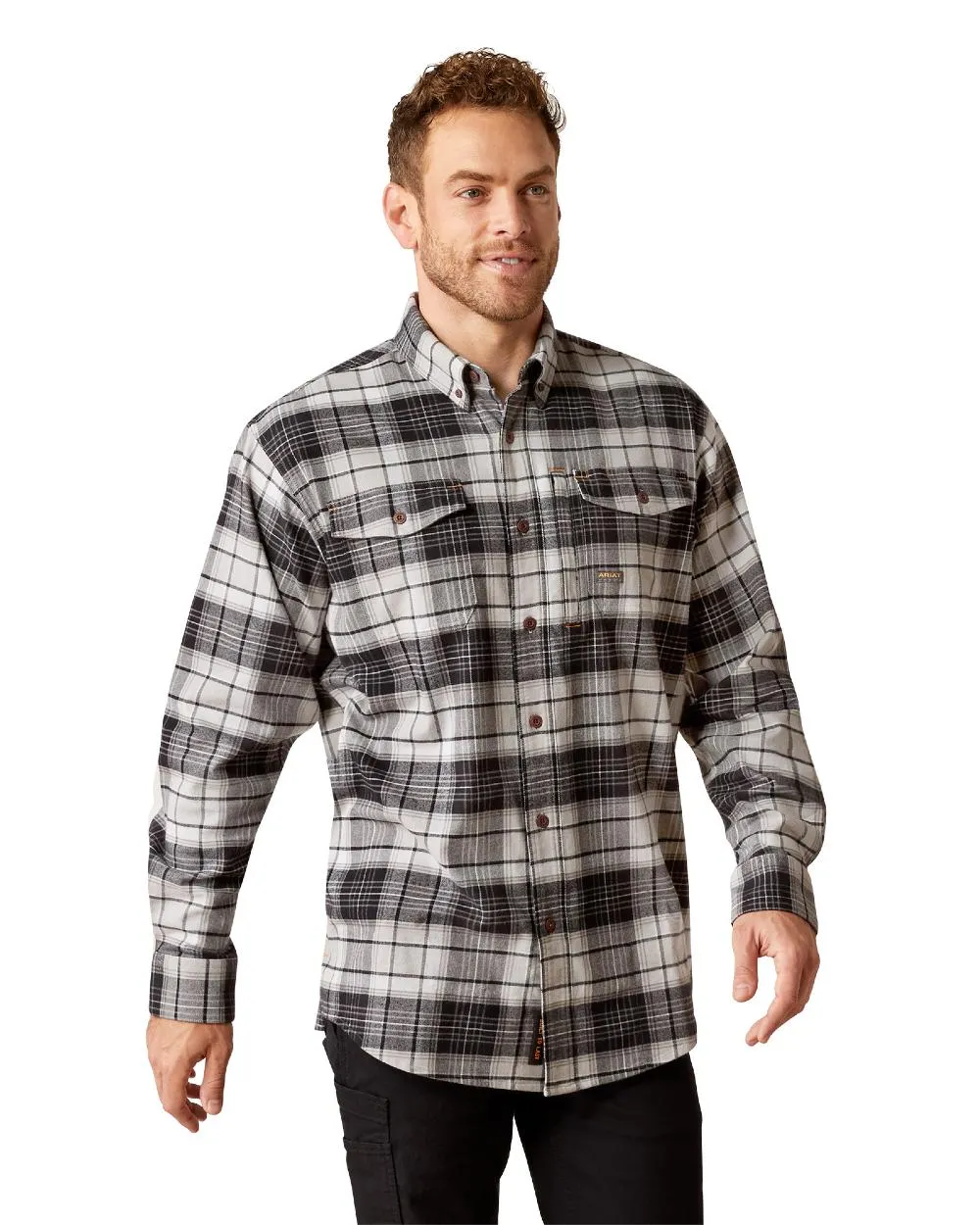 Ariat Rebar Flannel Durastretch Work Shirt