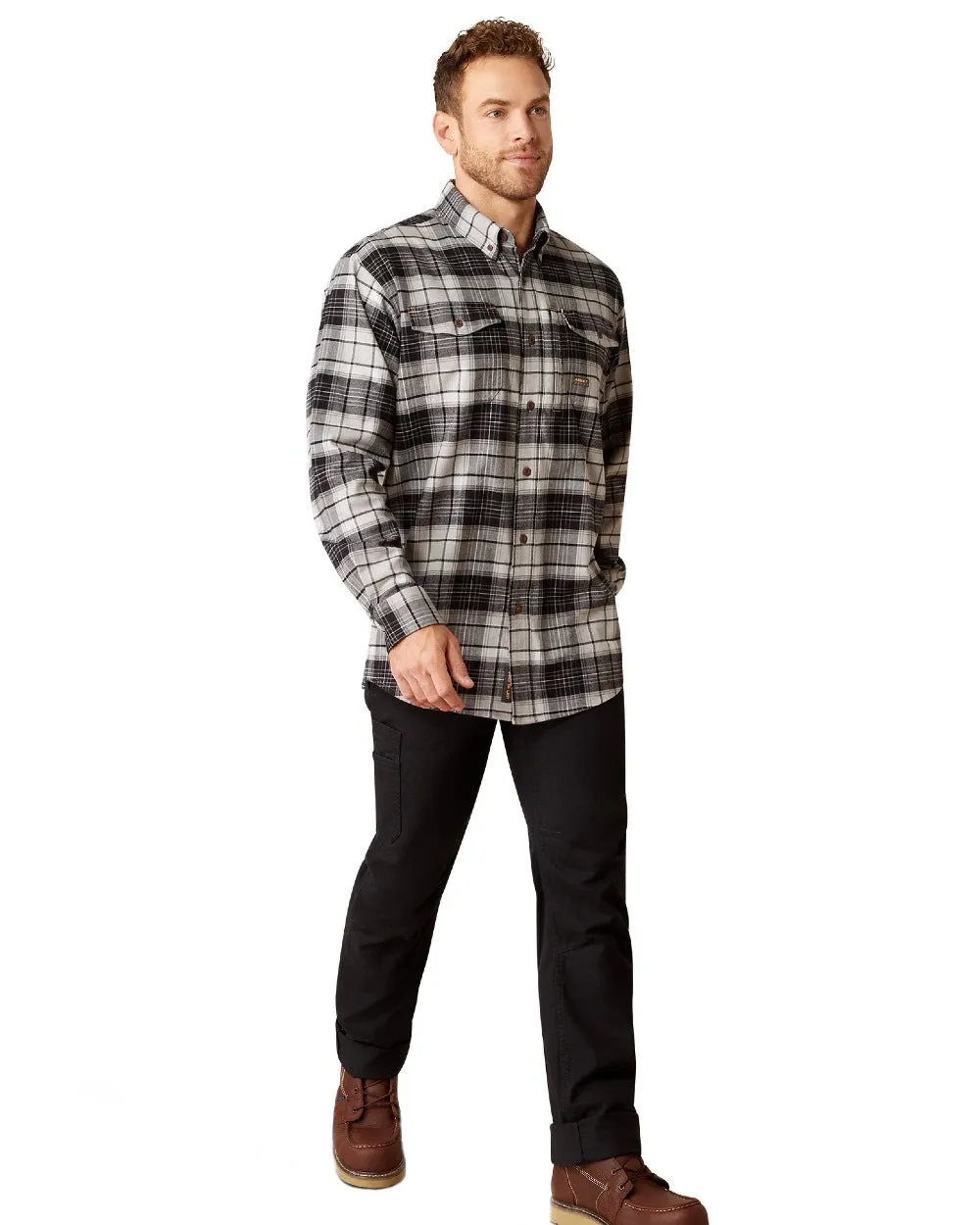 Ariat Rebar Flannel Durastretch Work Shirt
