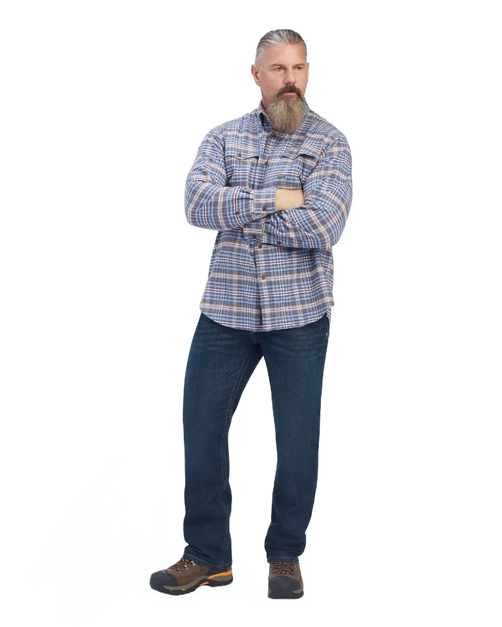 Ariat Rebar Flannel Durastretch Work Shirt