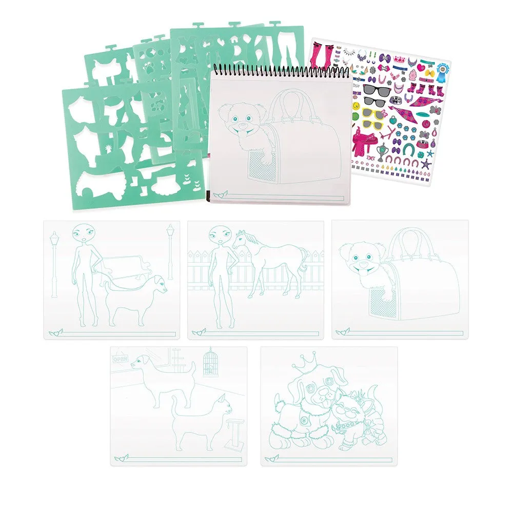 Best Furry Friends Sketch Portfolio Set