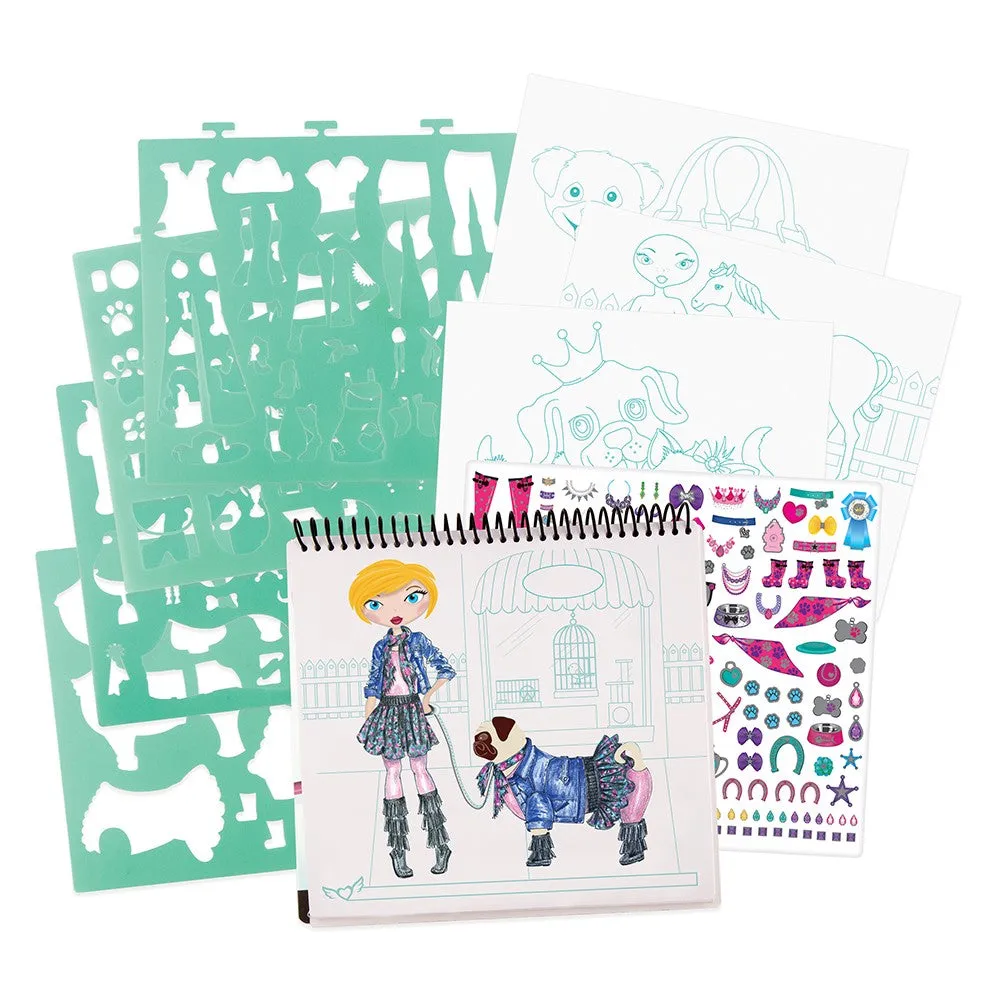 Best Furry Friends Sketch Portfolio Set