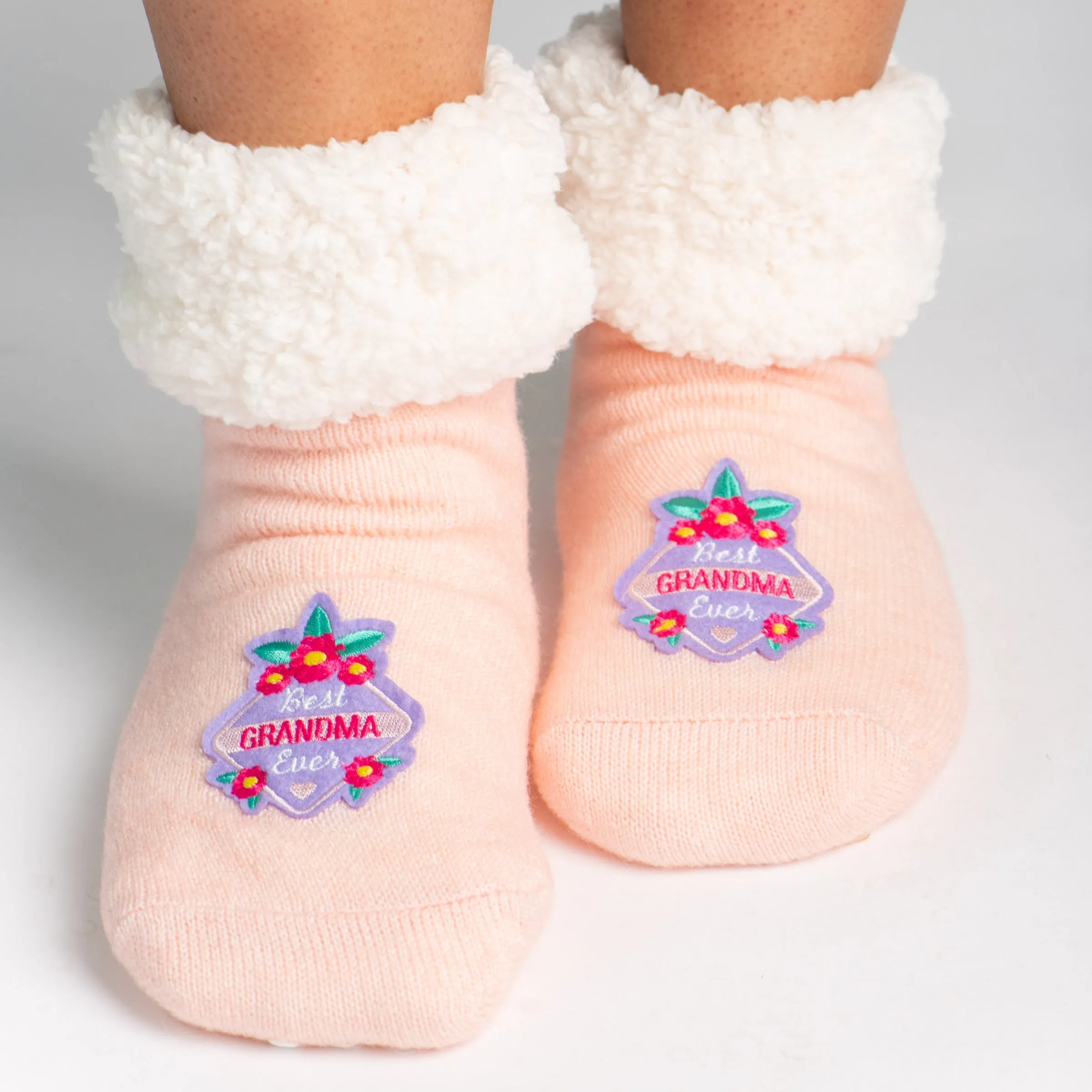 Best Grandma Ever - Original Size Pudus Slipper Socks