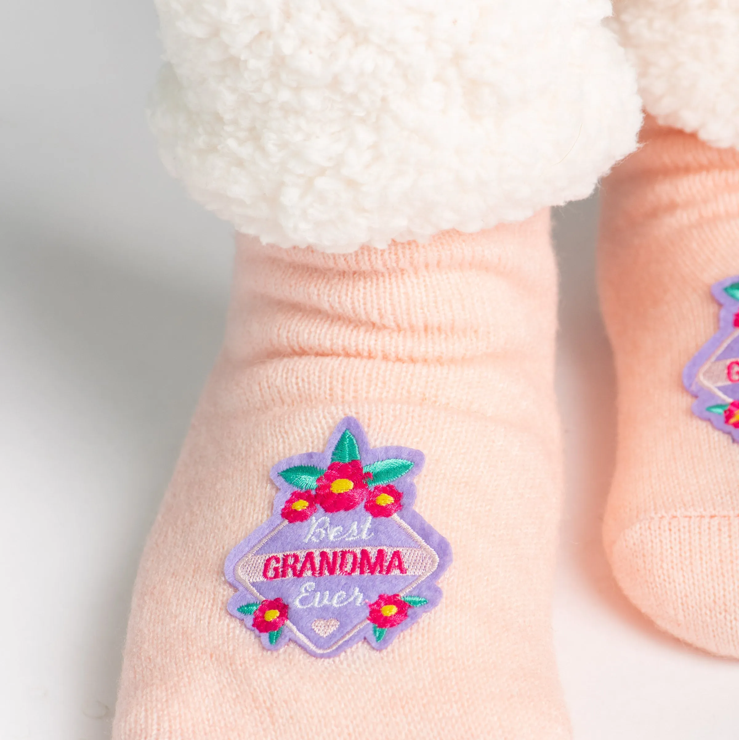 Best Grandma Ever - Original Size Pudus Slipper Socks