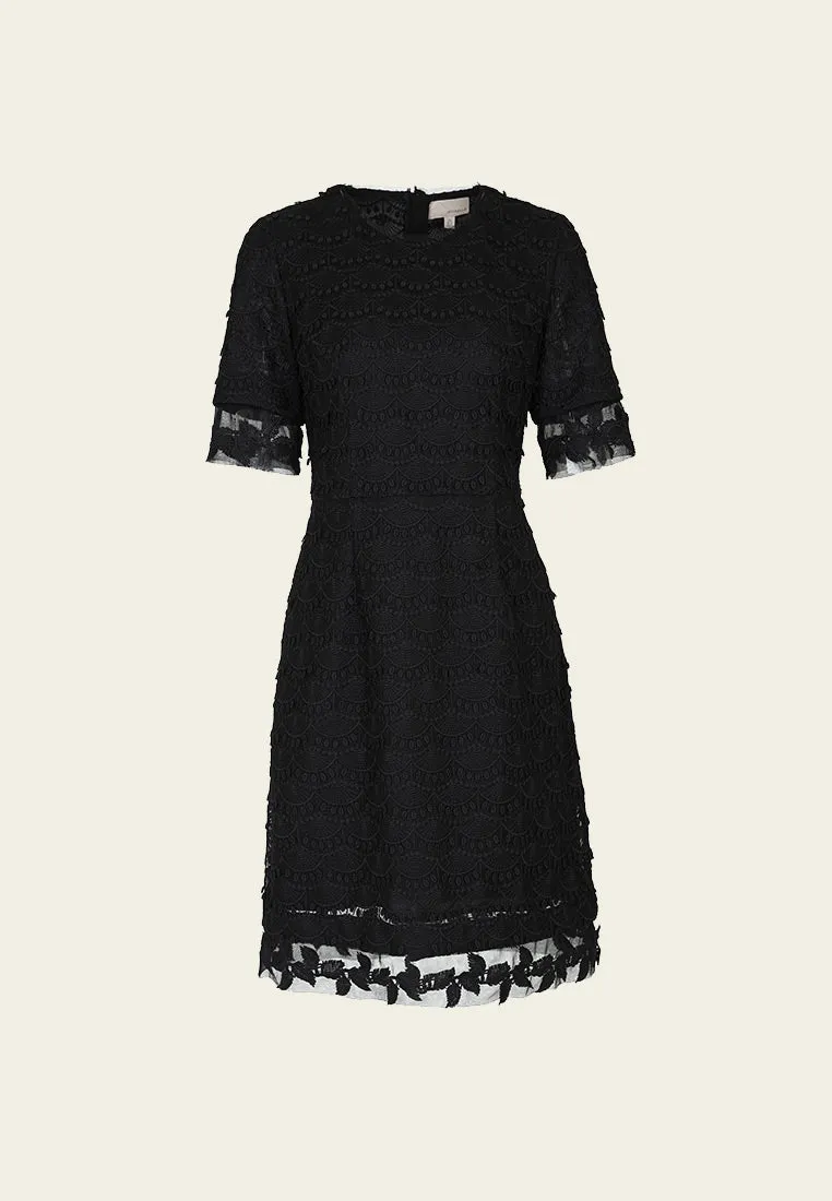 Black Lace Formal Dress