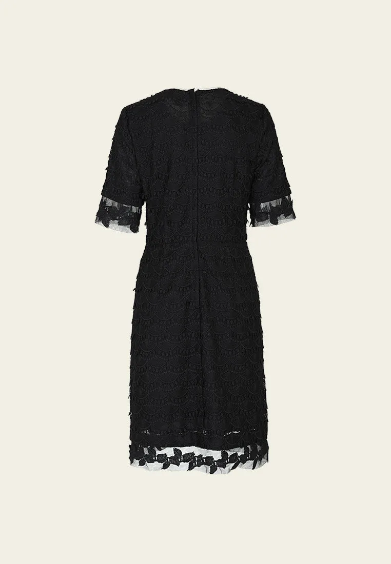 Black Lace Formal Dress