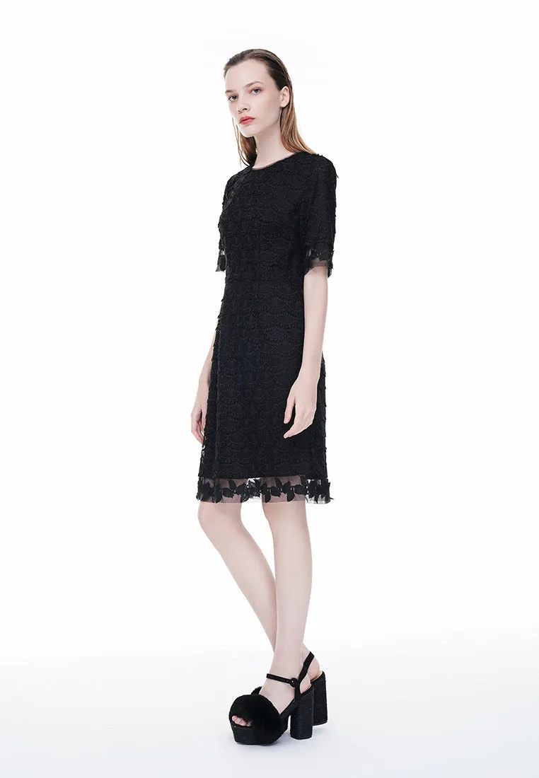 Black Lace Formal Dress