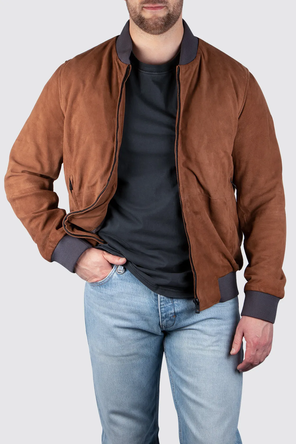 Bugatti Leather Jacket  Cognac
