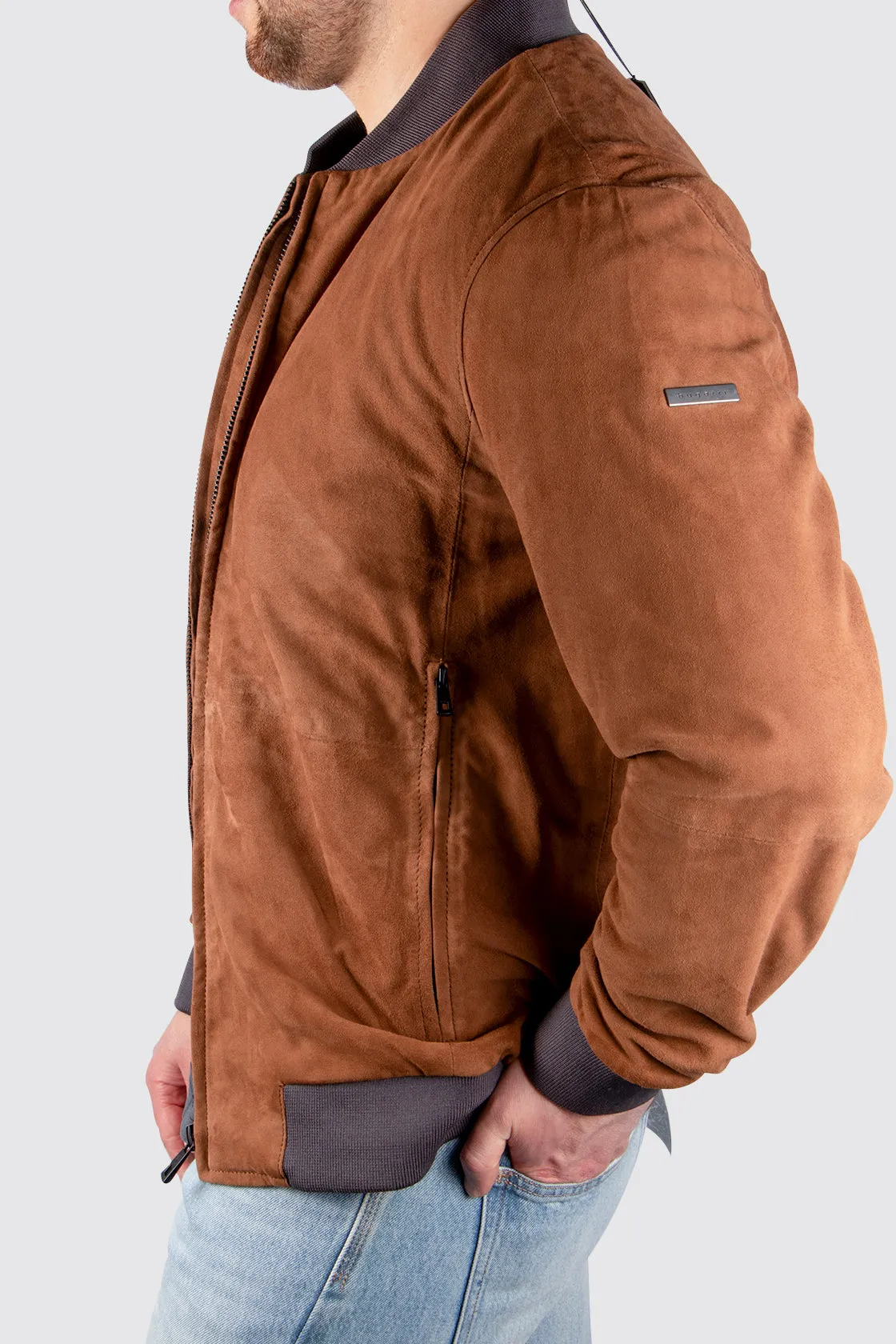 Bugatti Leather Jacket  Cognac