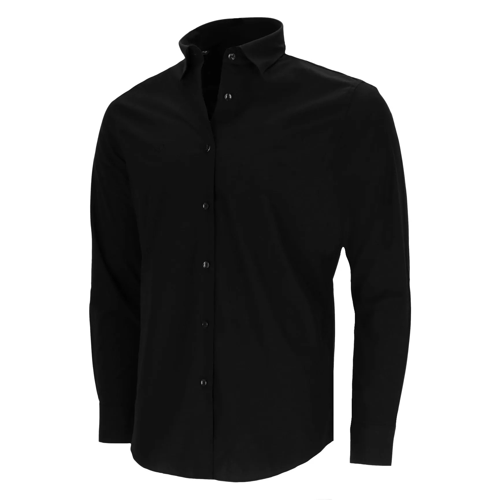 Cavalli Class Mens Black Dress Shirt