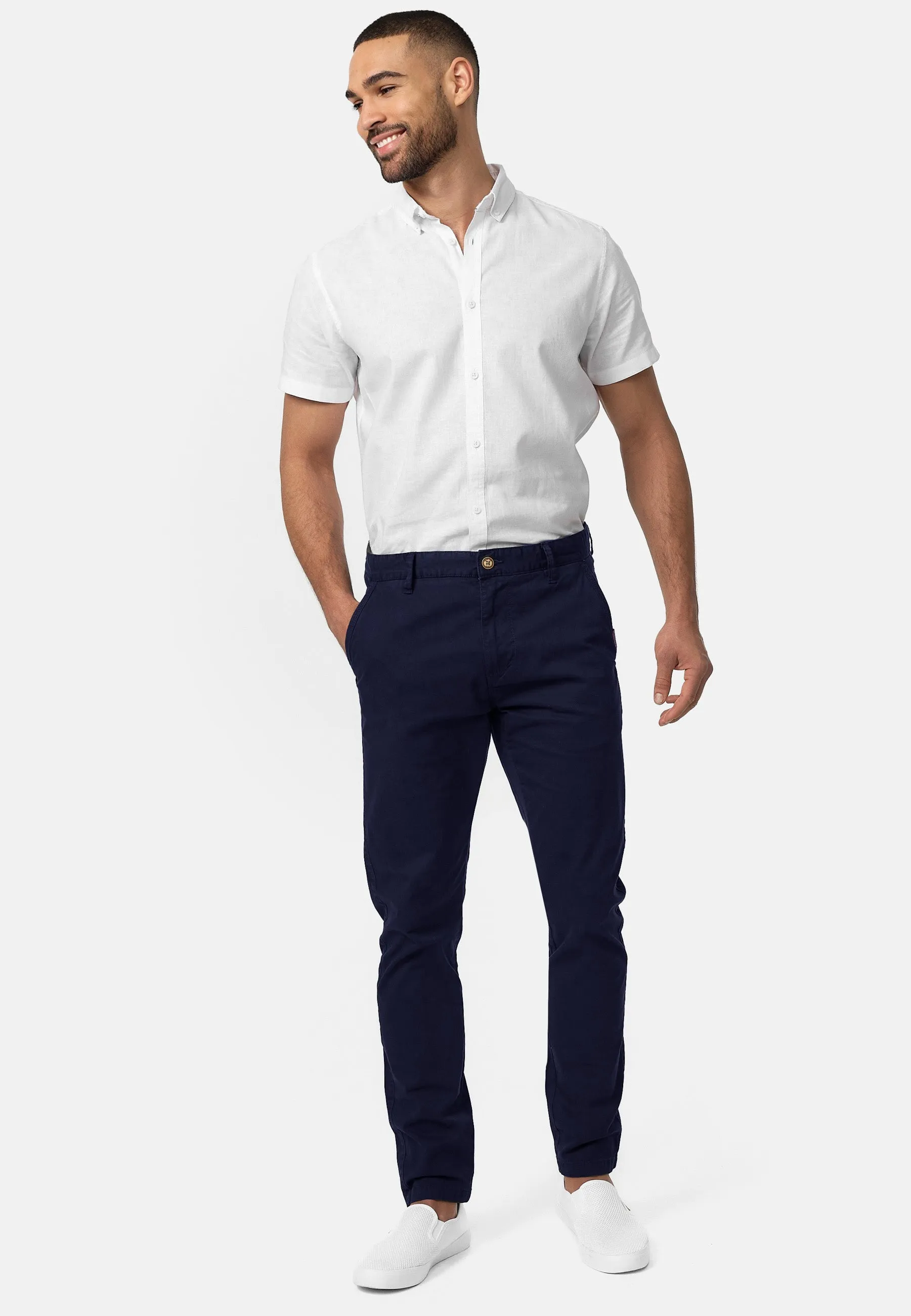 Chinohose Cherry