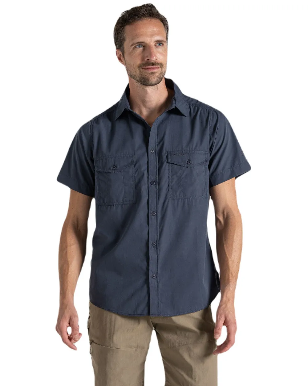 Craghoppers Mens Kiwi Short Sleeved Shirt