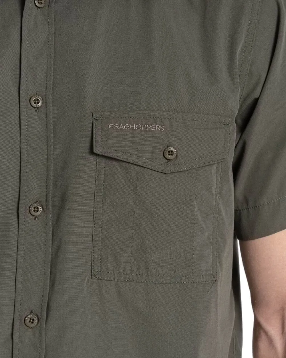 Craghoppers Mens Kiwi Short Sleeved Shirt