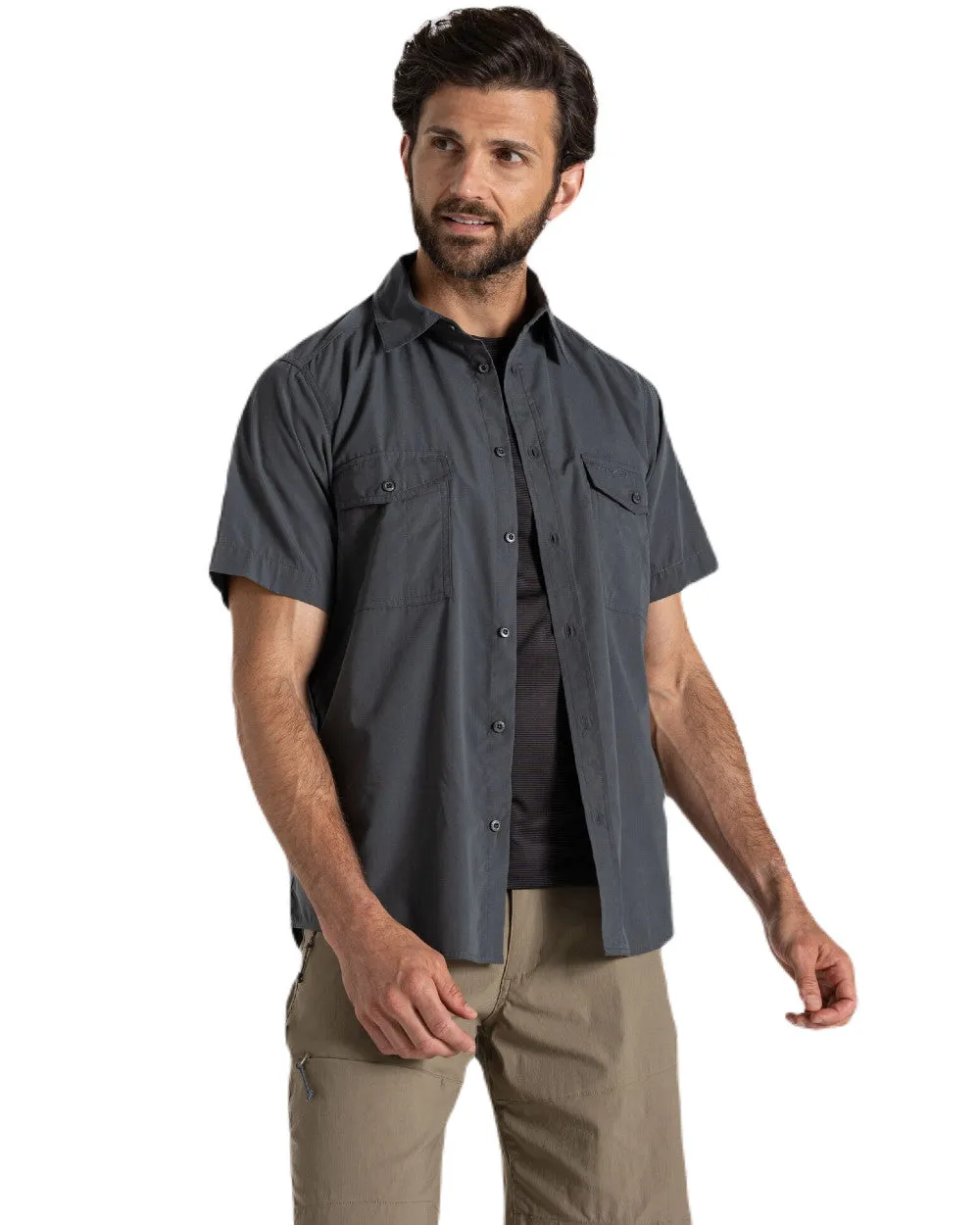 Craghoppers Mens Kiwi Short Sleeved Shirt