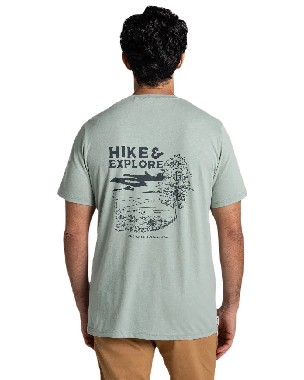 Craghoppers Mens National Trust Sabden Short Sleeved T-Shirt