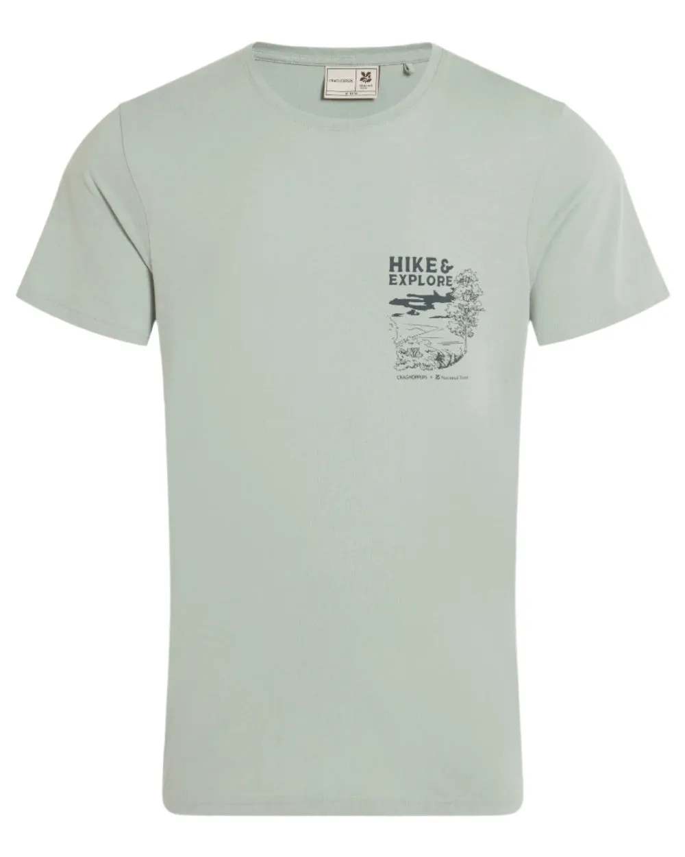 Craghoppers Mens National Trust Sabden Short Sleeved T-Shirt