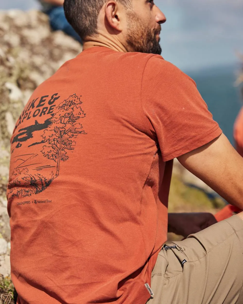 Craghoppers Mens National Trust Sabden Short Sleeved T-Shirt