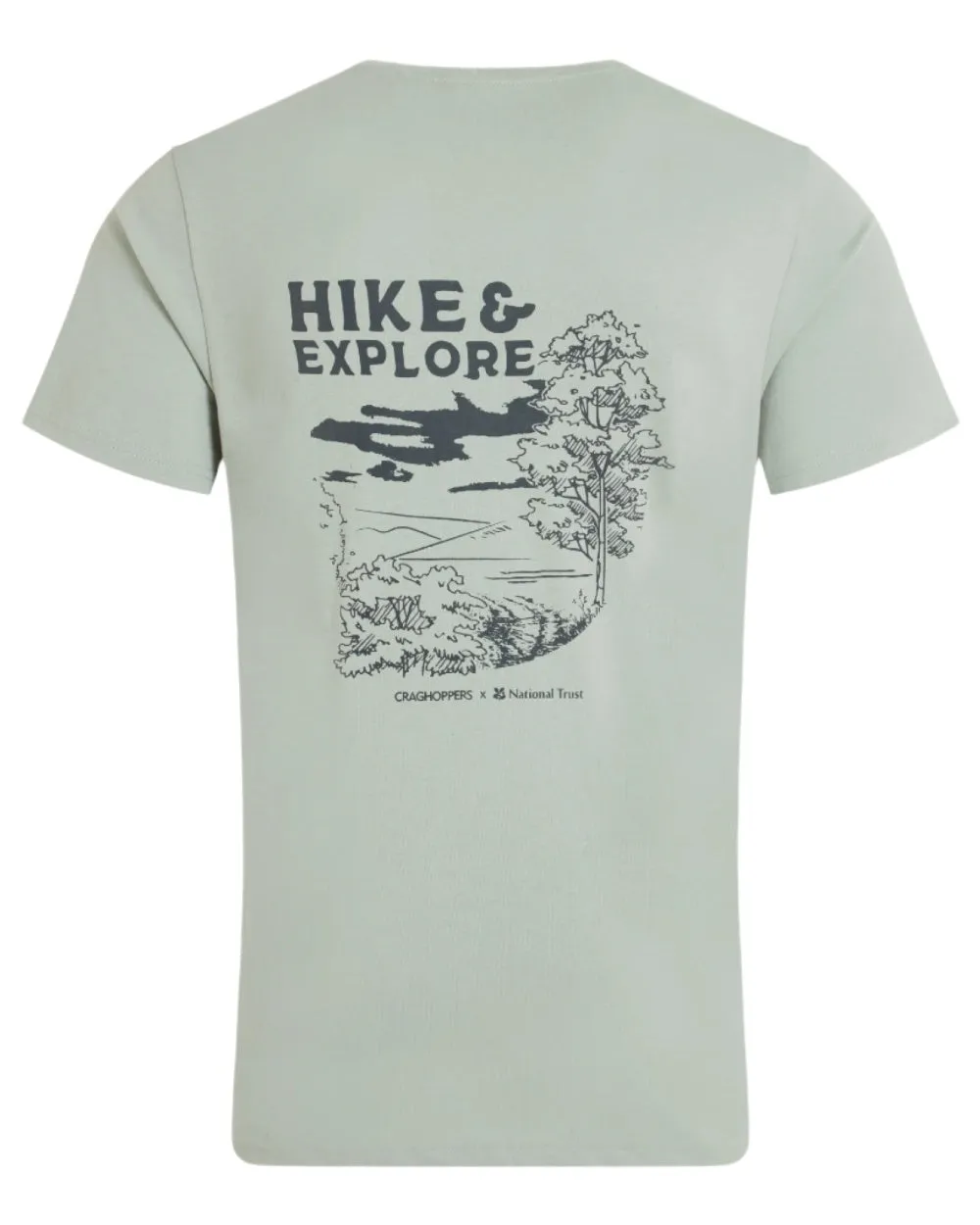 Craghoppers Mens National Trust Sabden Short Sleeved T-Shirt