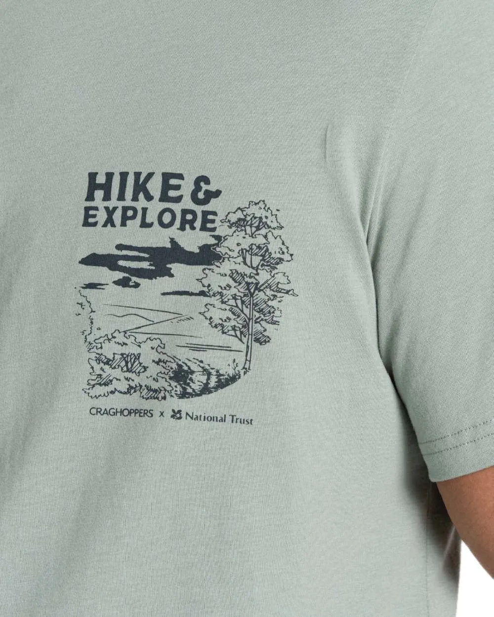 Craghoppers Mens National Trust Sabden Short Sleeved T-Shirt