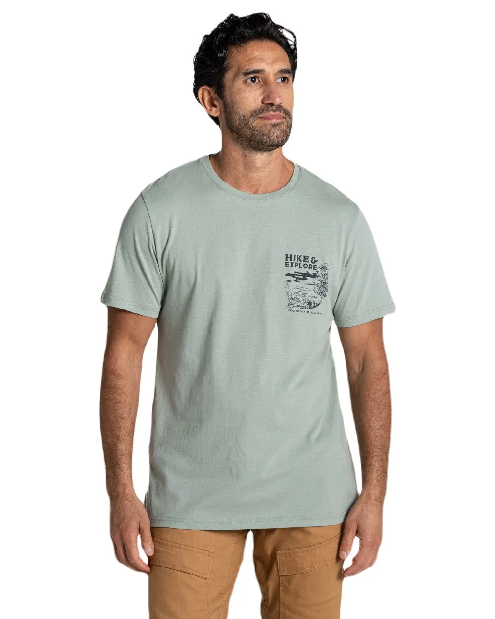 Craghoppers Mens National Trust Sabden Short Sleeved T-Shirt