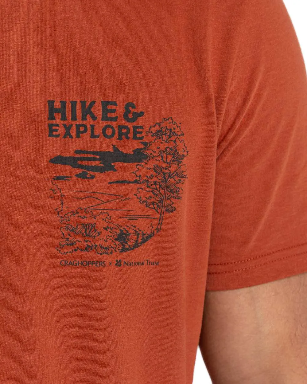 Craghoppers Mens National Trust Sabden Short Sleeved T-Shirt