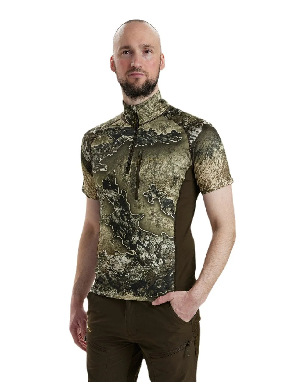 Deerhunter Excape Insulated T-Shirt with Zip-Neck