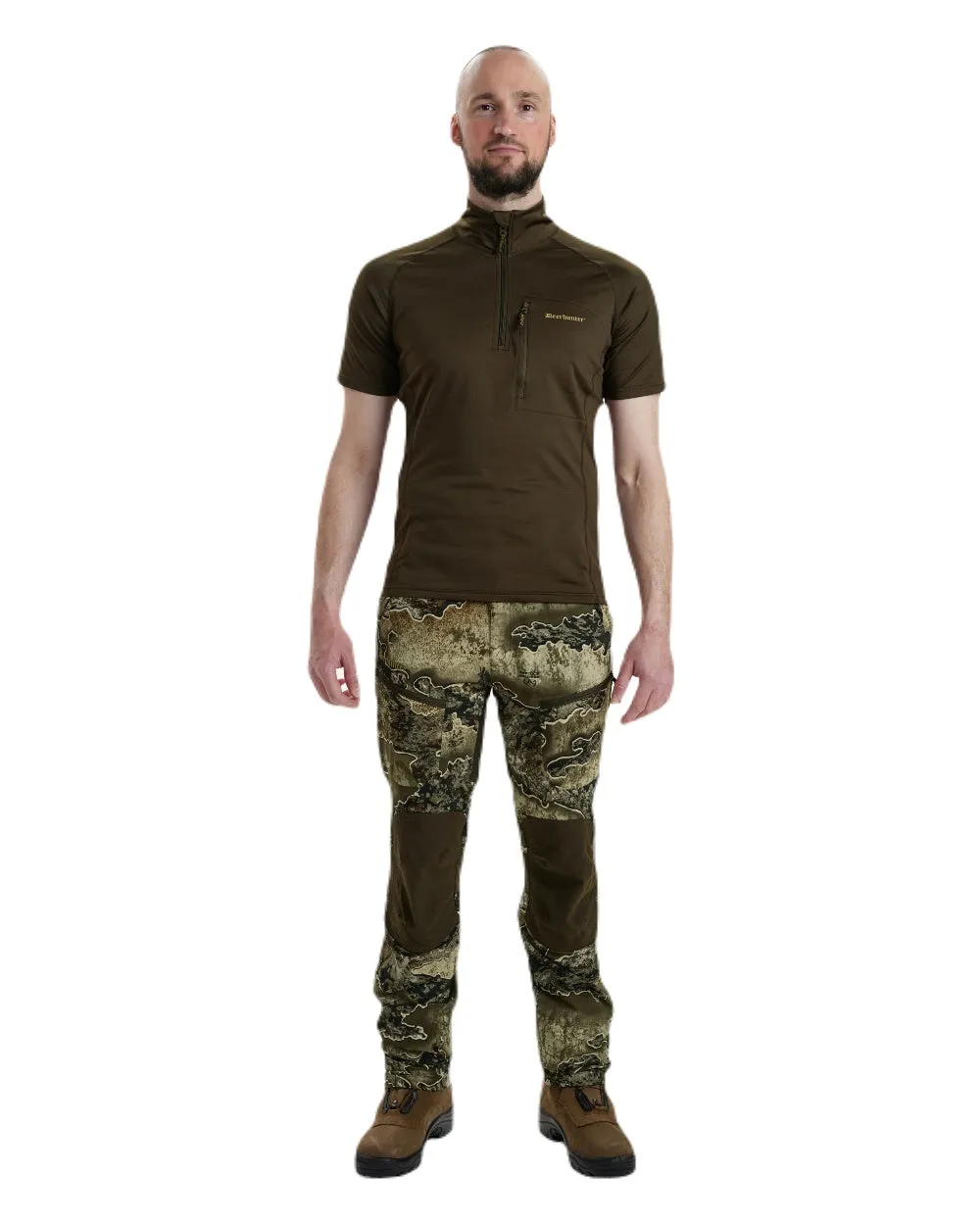 Deerhunter Excape Insulated T-Shirt with Zip-Neck