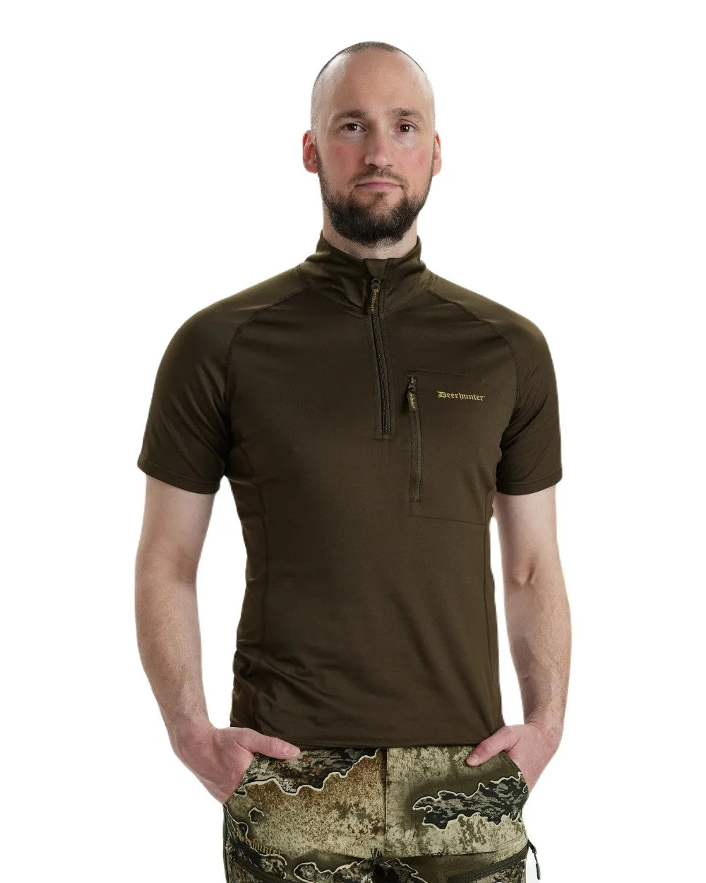 Deerhunter Excape Insulated T-Shirt with Zip-Neck