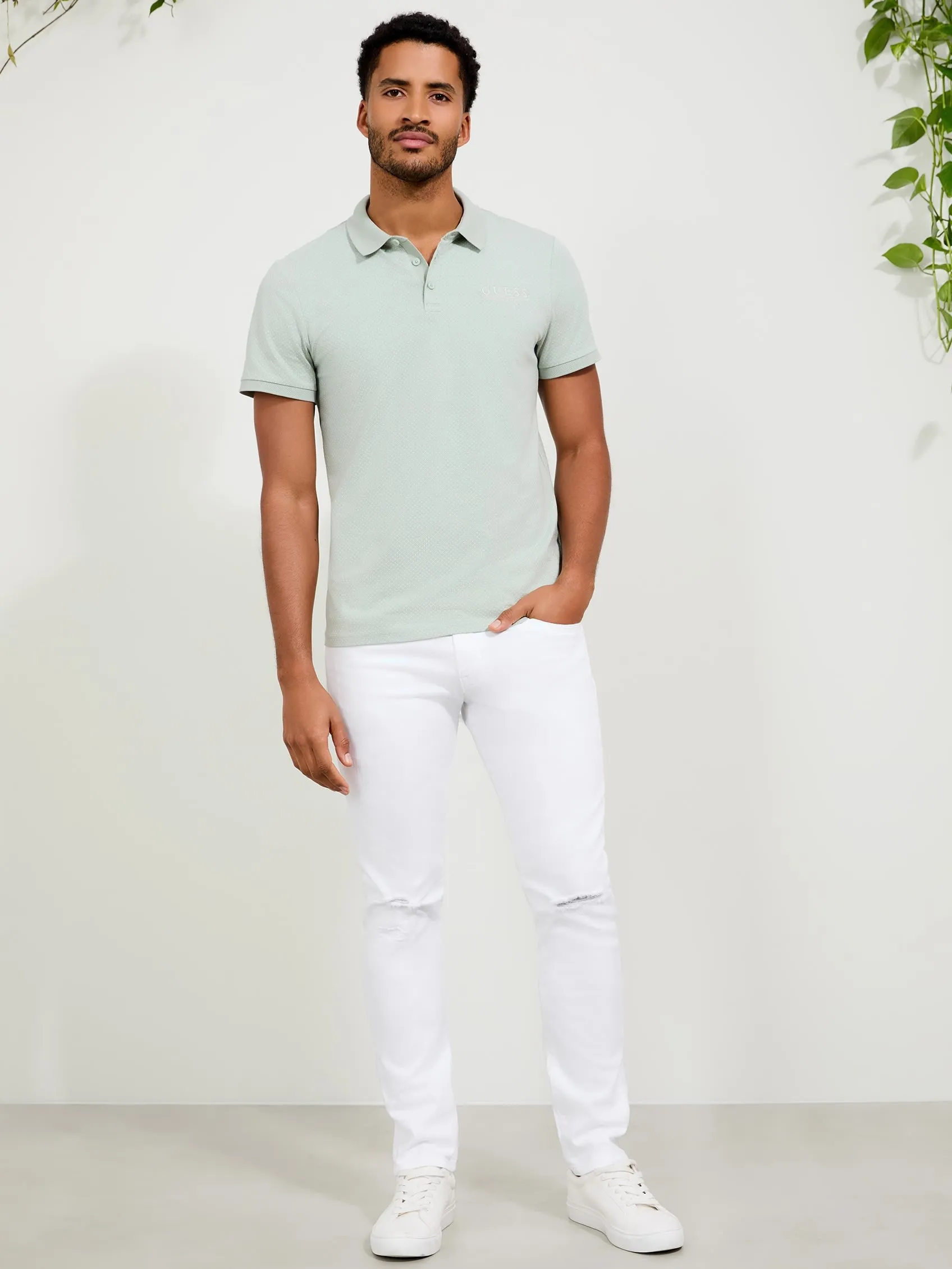 Eco Astolfo Dotted Polo Shirt