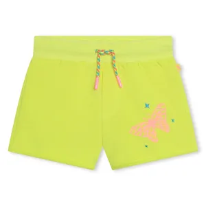Green Butterfly Graphic Shorts