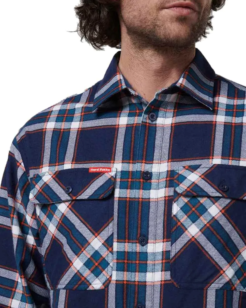 Hard Yakka Mens Lightweight Check Flannel Shirt