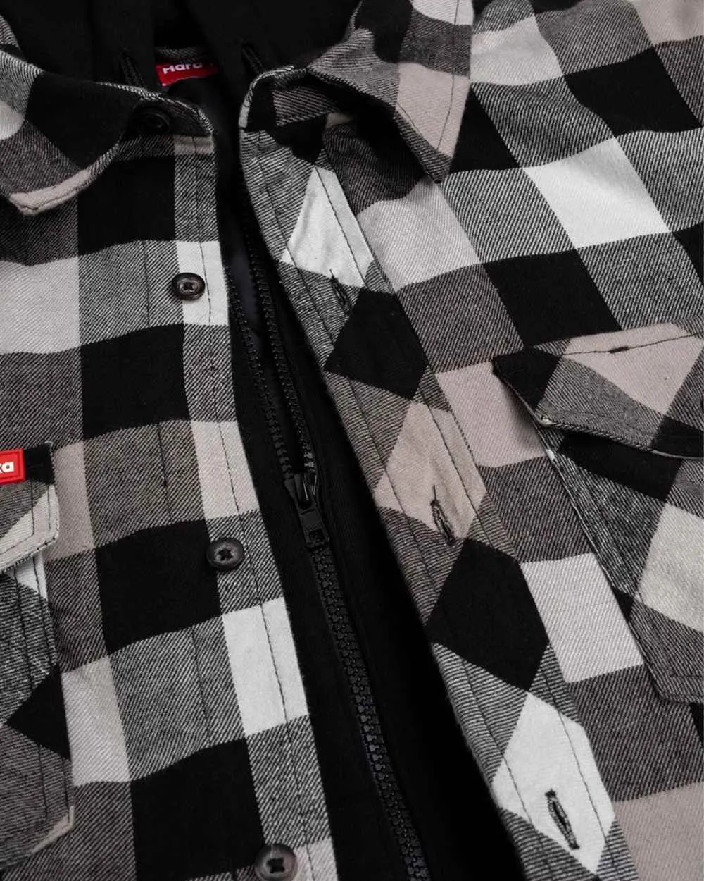 Hard Yakka Mens Quilted Flannel Shacket