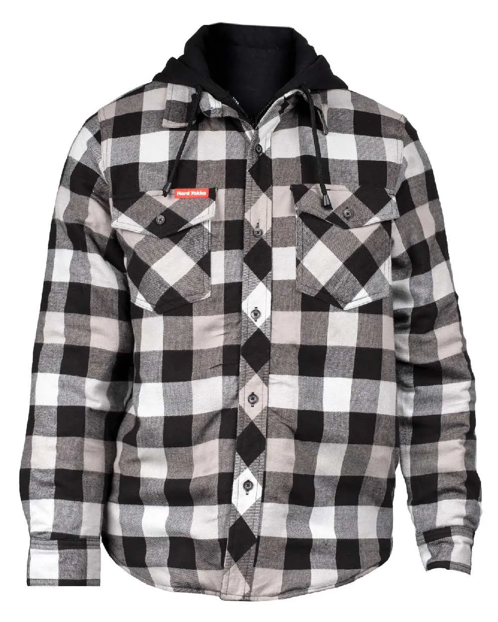 Hard Yakka Mens Quilted Flannel Shacket
