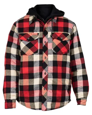 Hard Yakka Mens Quilted Flannel Shacket