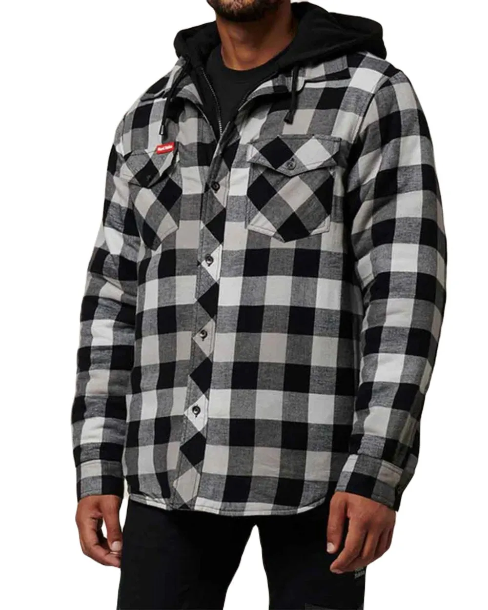 Hard Yakka Mens Quilted Flannel Shacket