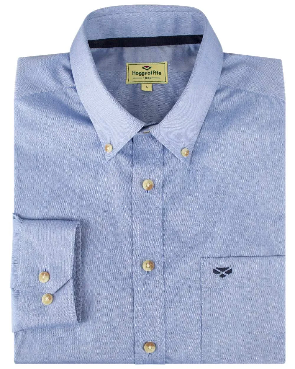 Hoggs of Fife Dunedin Plain Oxford Shirt