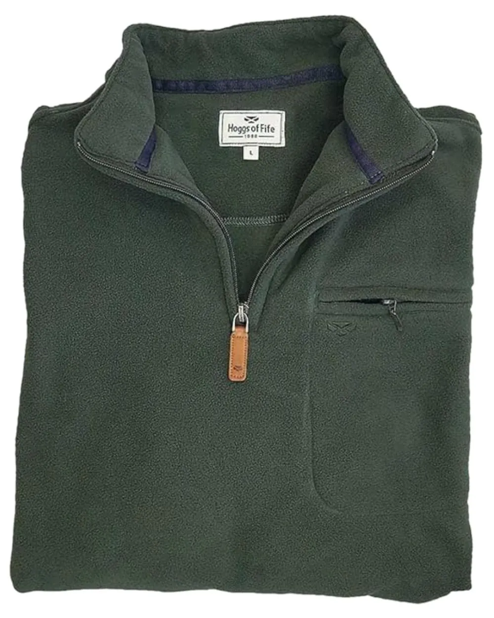 Hoggs of Fife Islander 1/4 Zip Micro Fleece Shirt