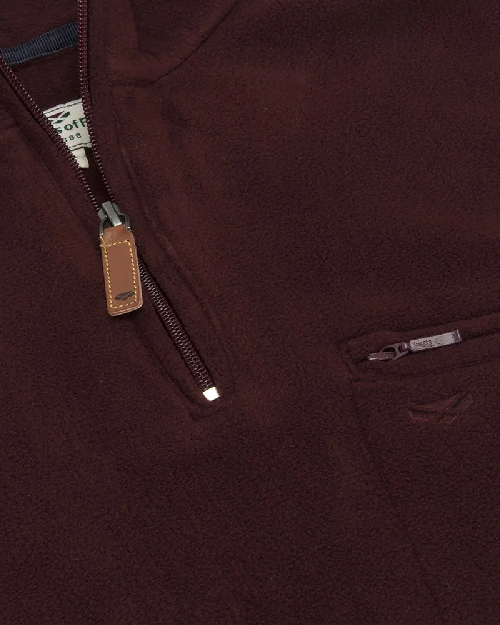 Hoggs of Fife Islander 1/4 Zip Micro Fleece Shirt