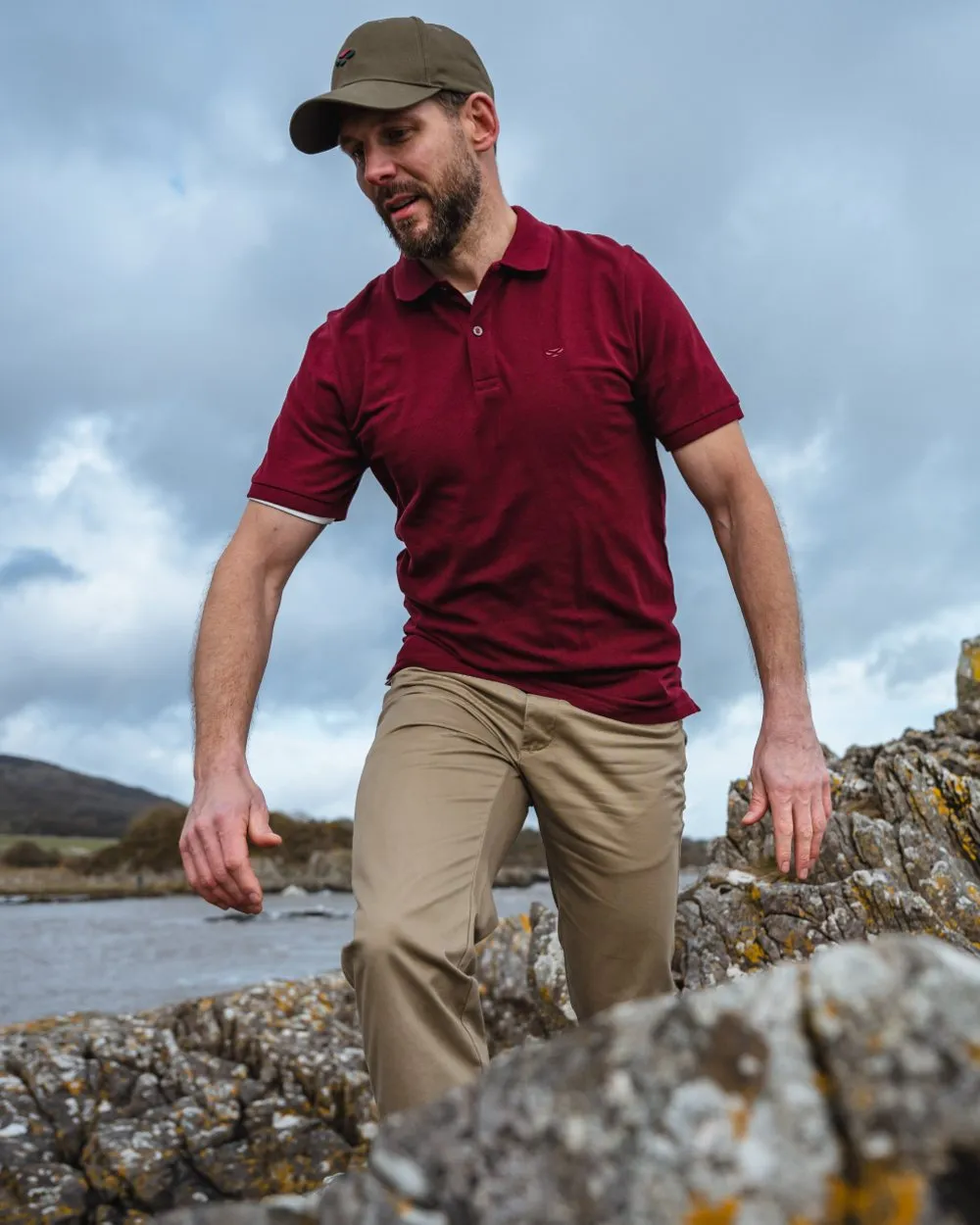 Hoggs of Fife Largs Pique Polo Shirt